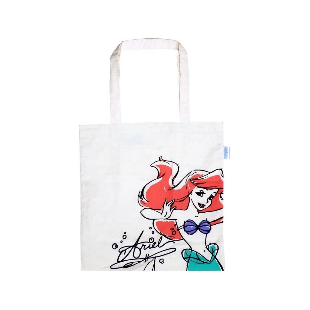 NEW NWT Cotton Disney Ariel The Little Mermaid Tote Bag BRAND NEW